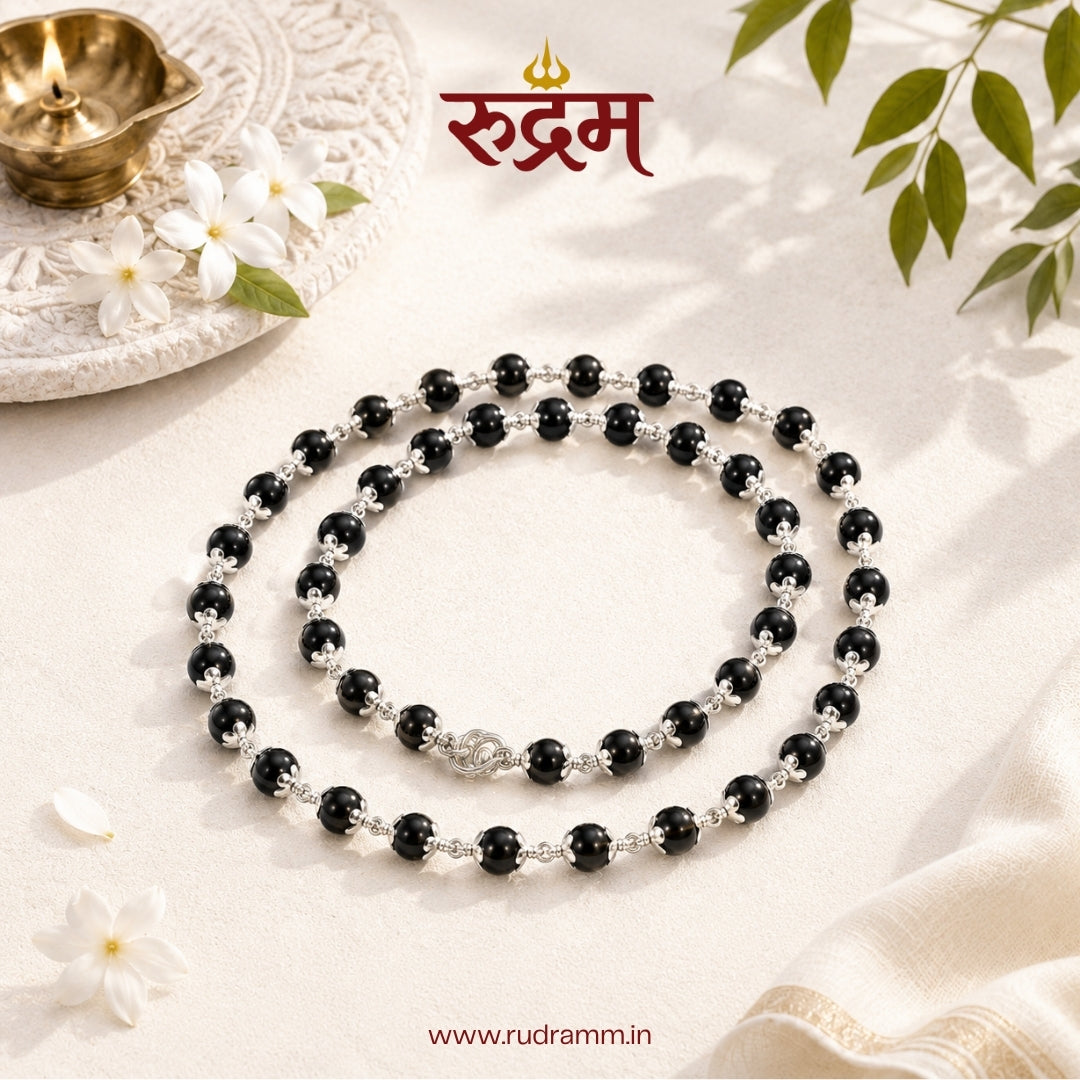 Karungali Mala German Silver